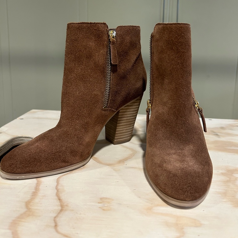 Michael Kors Leather Heels/Boots - Picture 2 of 6